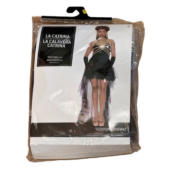 NWT Medieval Gothic Small Day of the Dead Dia de los Muertos Costume Halloween - Picture 1 of 3